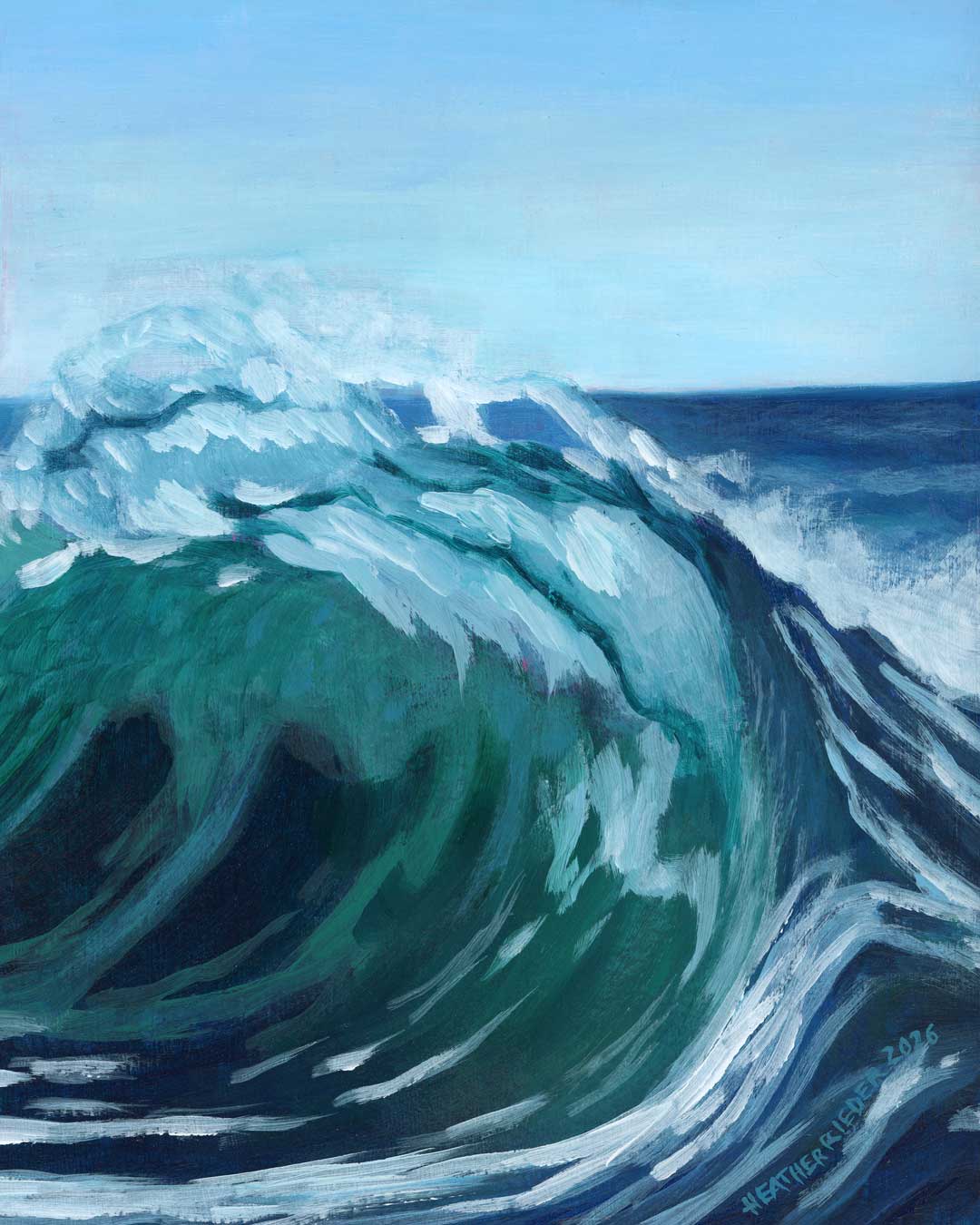 Crested Wave Giclée Fine Art Print